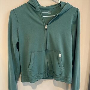 Abercrombie Kids Teal Zip-Up Hoodie